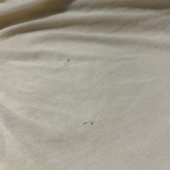 Womens Agolde Cream Ruched Ester Twist Sleeveless Tank Top M - Picture 12 of 13